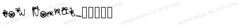 Bow Normal字体转换